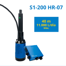 Cargar imagen en el visor de la galería, Sistema de bombeo solar S1-200 HR-07 // - Caudal máx. 11.000 litros/día - Altura máx. 40 metros