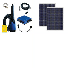 Cargar imagen en el visor de la galería, Sistema de bombeo solar S1-200 HR-07 // - Caudal máx. 11.000 litros/día - Altura máx. 40 metros