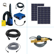 Cargar imagen en el visor de la galería, Sistema de bombeo solar S1-200 HR-23 // - Caudal máx. 27.000 litros/día - Altura máx. 17 metros