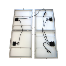 Cargar imagen en el visor de la galería, Kit de dos Placas Fotovoltaicas plegables y portátiles de 200W para S1-200
