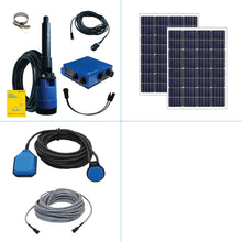Cargar imagen en el visor de la galería, Sistema de bombeo solar S1-200 HR-14 // - Caudal máx. 18.000 litros/día - Altura máx. 30 metros
